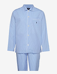 Polo Ralph Lauren Underwear - Gingham Poplin Long Sleep Set - pidžaamakomplekt - lt blue mini gi - 0
