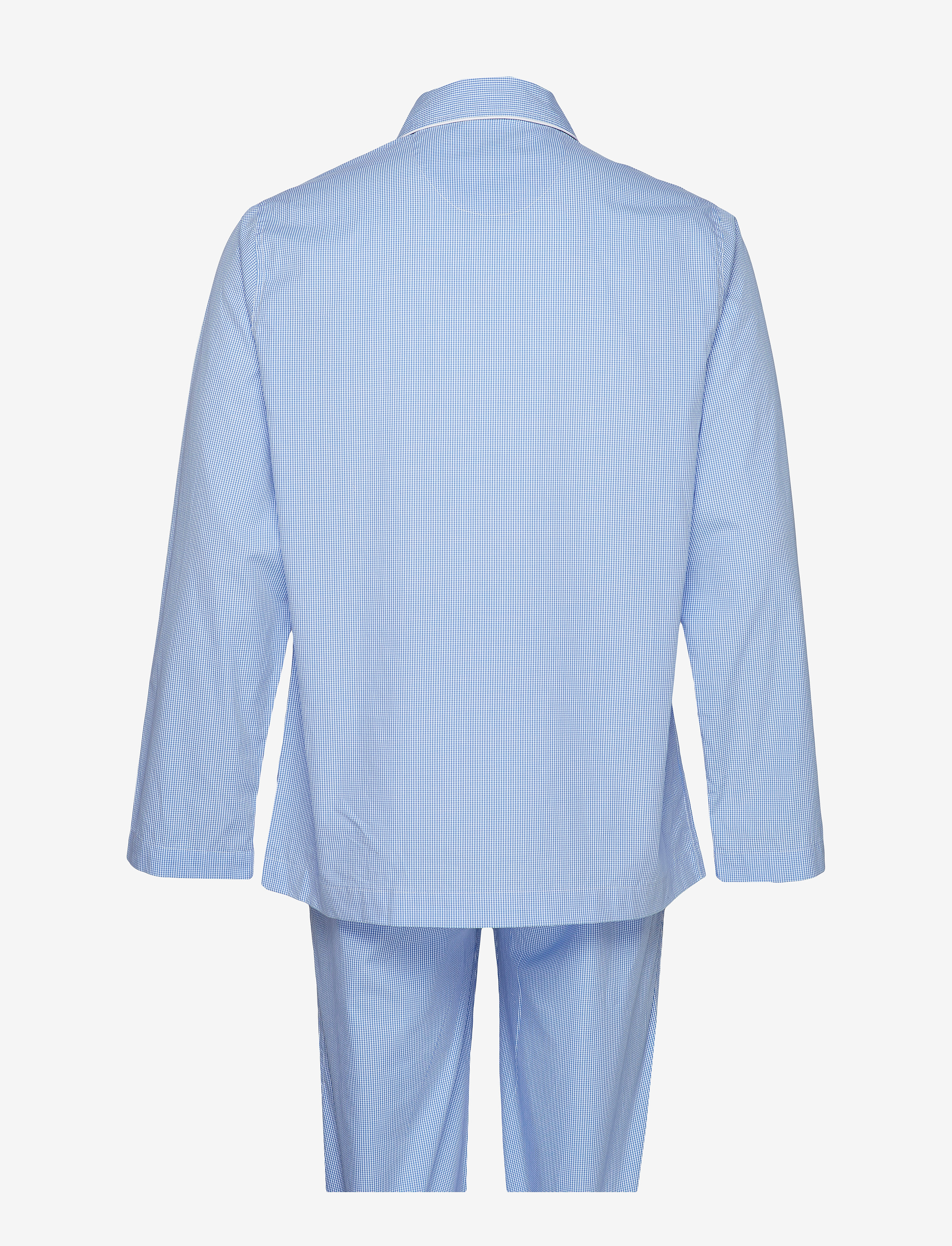 Polo Ralph Lauren - Gingham Poplin Long Sleep Set - pyjamasets - lt blue mini gi - 2