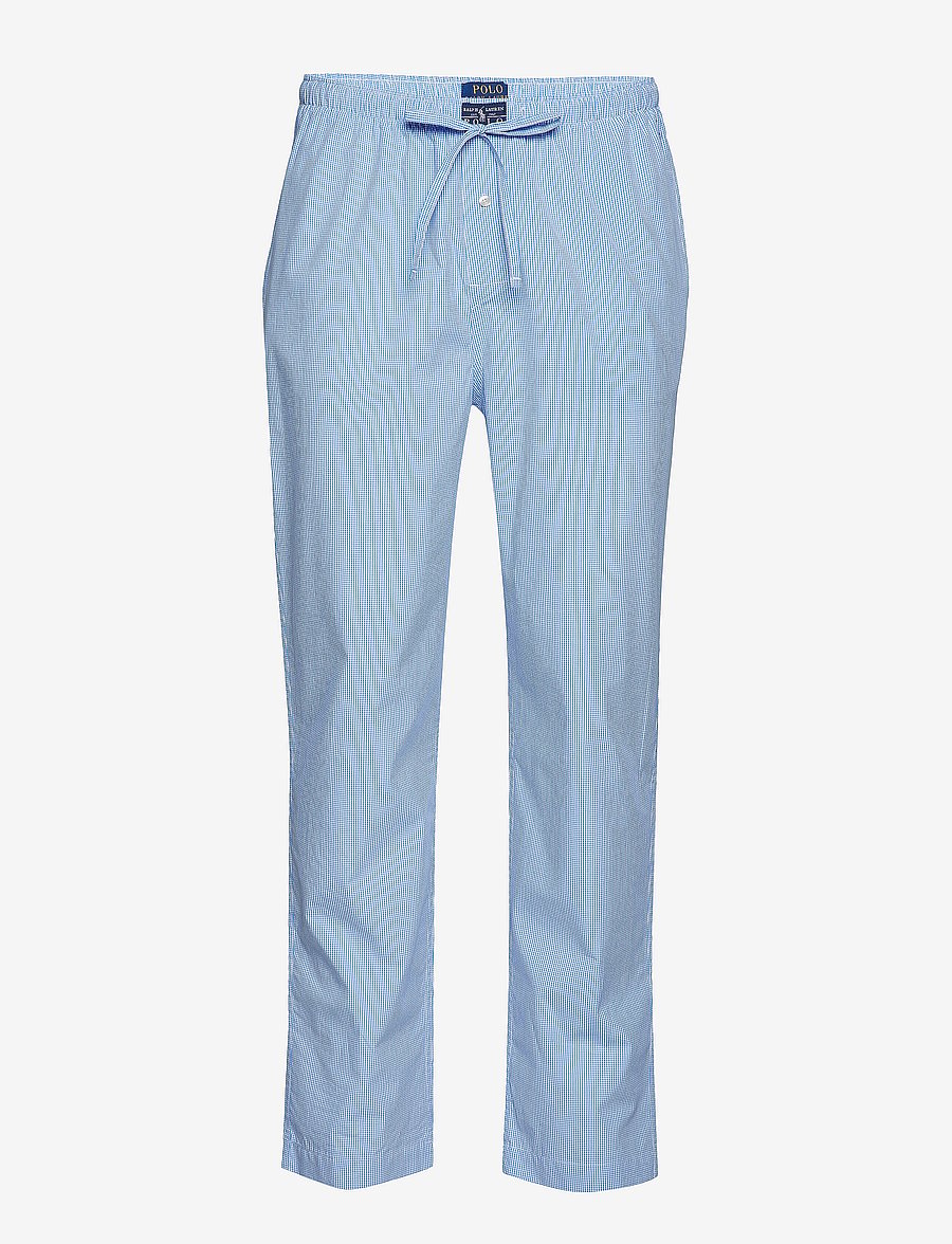 Polo Ralph Lauren - Gingham Poplin Long Sleep Set - pyjamasets - lt blue mini gi - 3