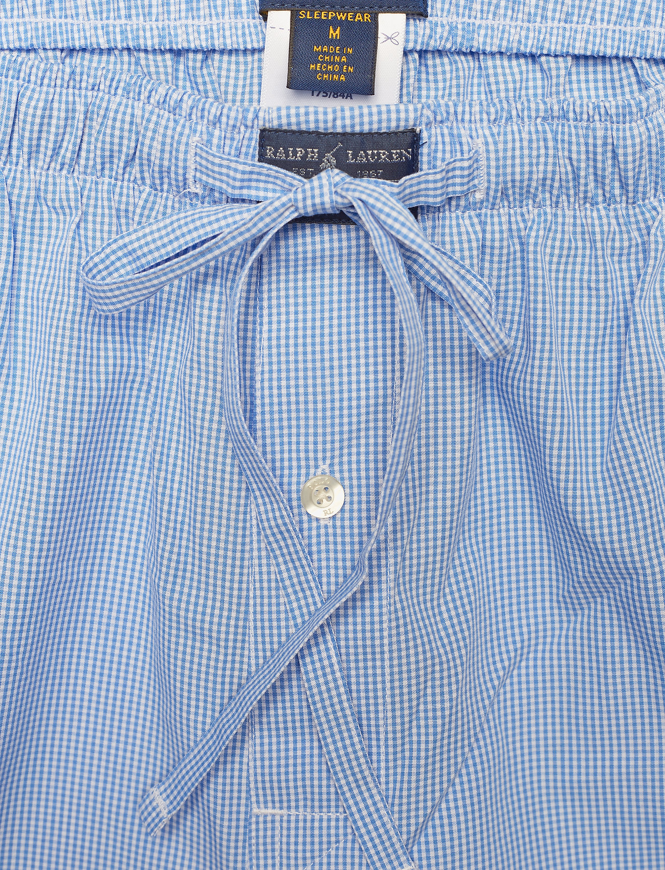 Polo Ralph Lauren - Gingham Poplin Long Sleep Set - pidžaamakomplekt - lt blue mini gi - 5