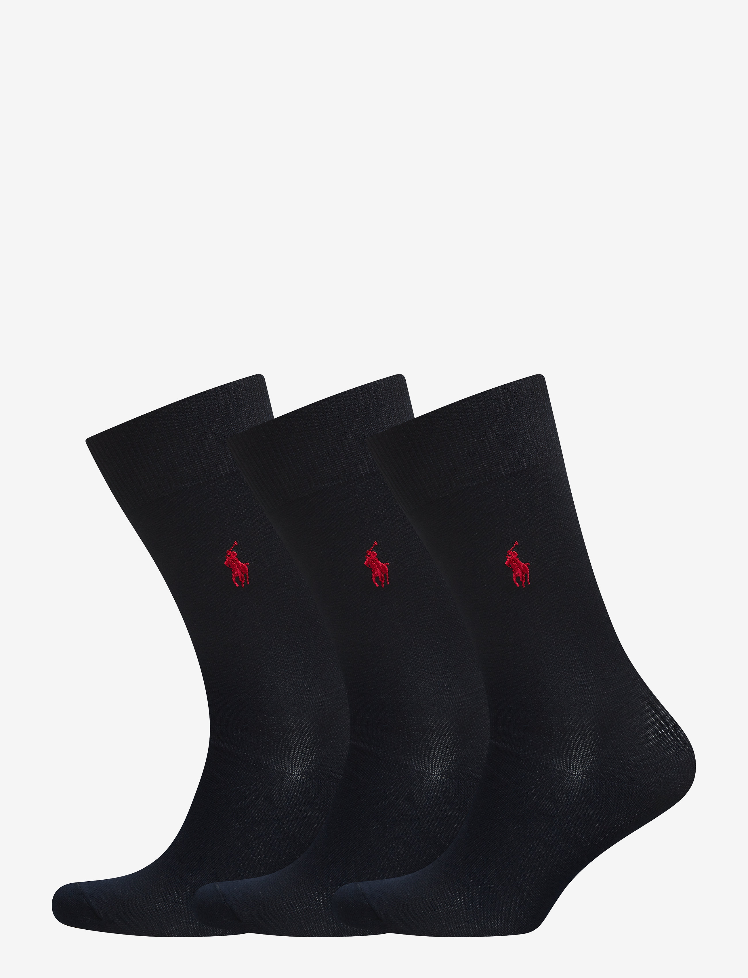 Polo Ralph Lauren Trouser Sock 3-Pack, 39-42, Black, Sokker > Almindelige Sokker, Herre