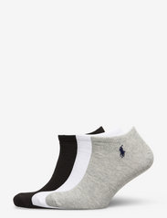 Polo Ralph Lauren Underwear - Low-Cut Cotton Sock 3-Pack - sukat monipakkauksessa - black/grey/white - 0