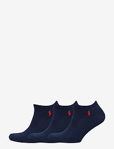 Low-Cut Cotton Sock 3-Pack, Polo Ralph Lauren Underwear