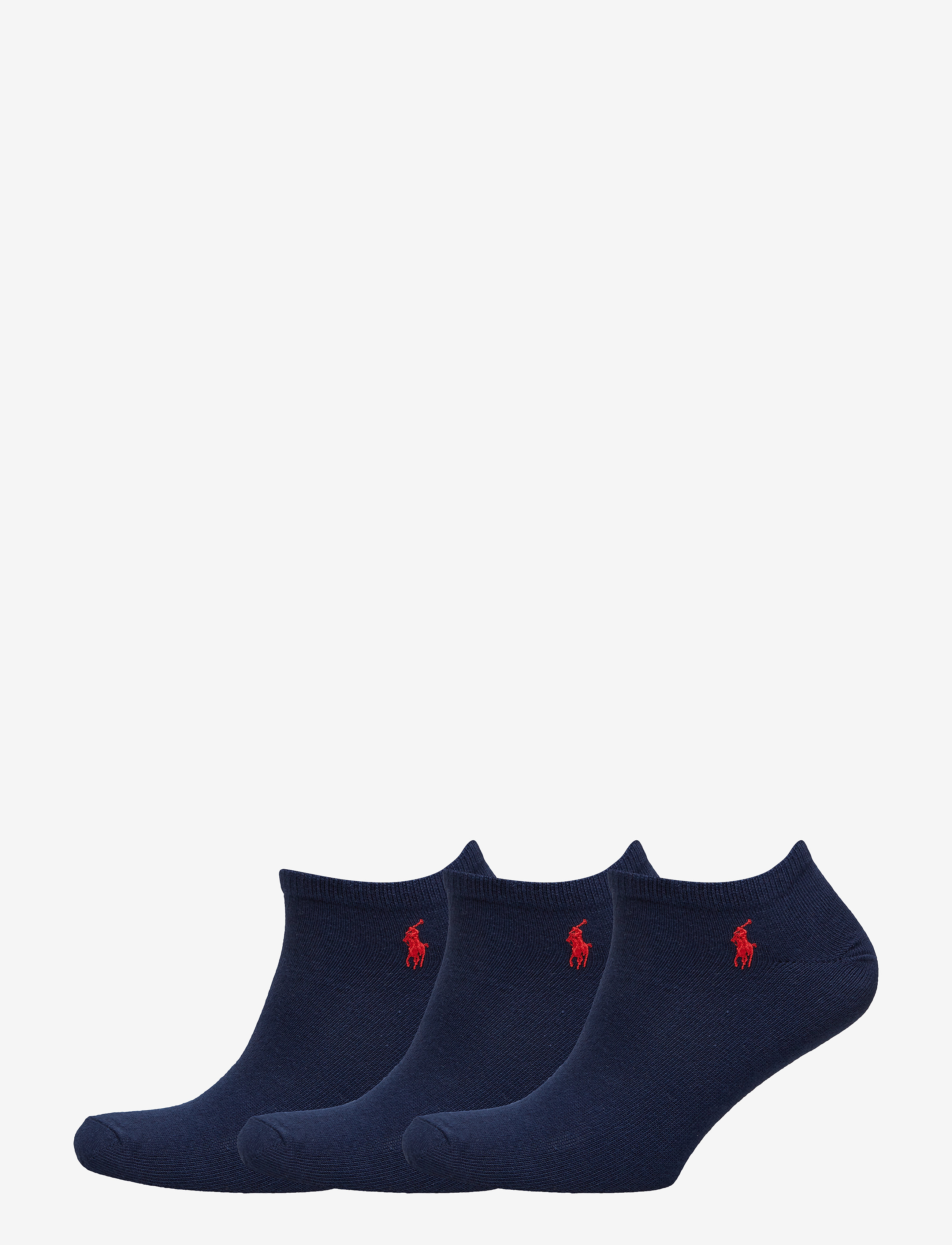 Low-Cut Cotton Sock 3-Pack - NAVY