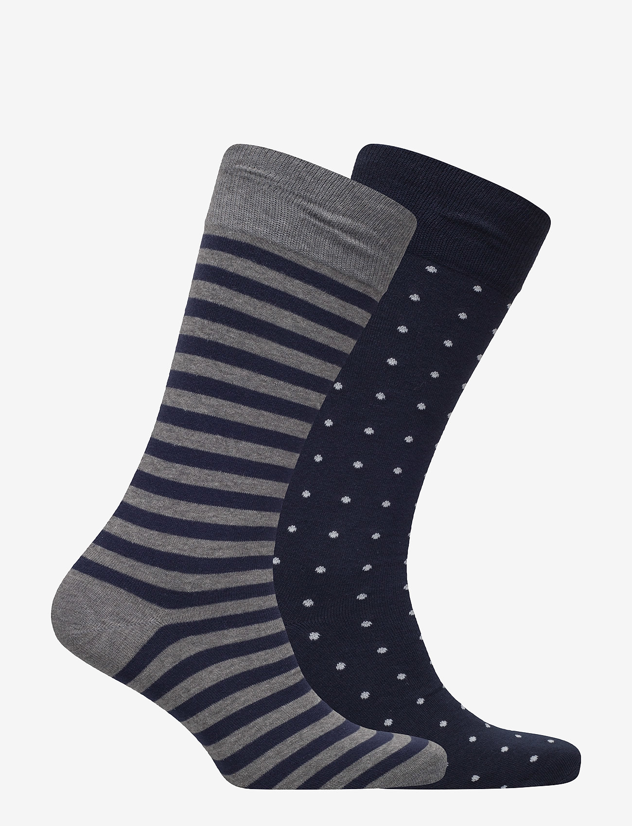 Polo Ralph Lauren - Dot Stripe Sock 2-Pack - navy - 1