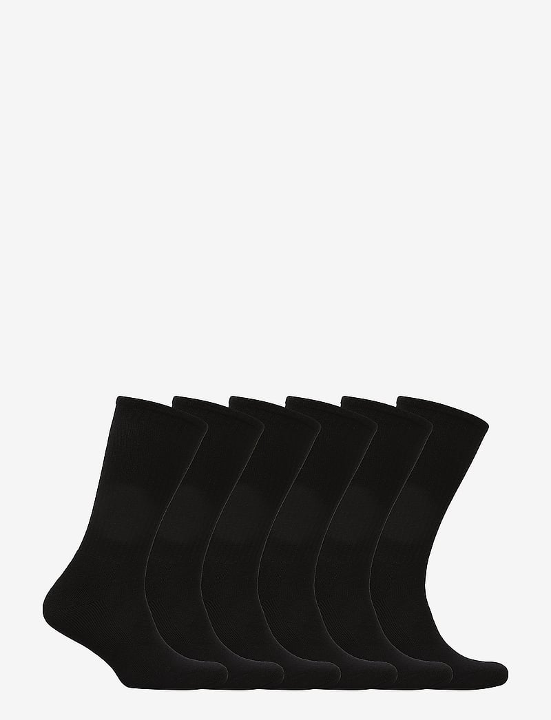 Polo Ralph Lauren - Cotton-Blend Crew Sock 6-Pack - crew-socken - black - 1