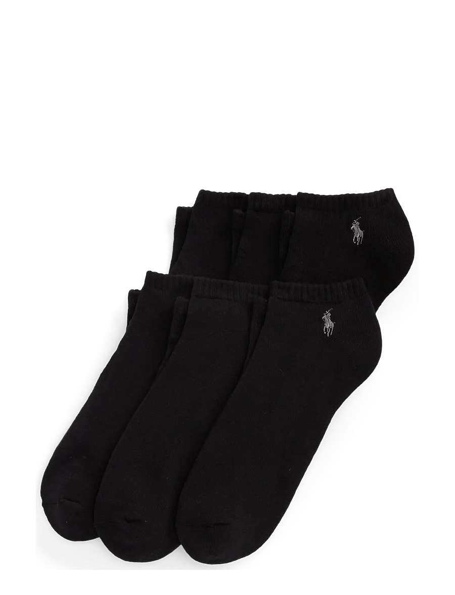 Polo Ralph Lauren - Cushioned Low-Cut-Sock 6-Pack - sokkide mitmikpakk - black - 0