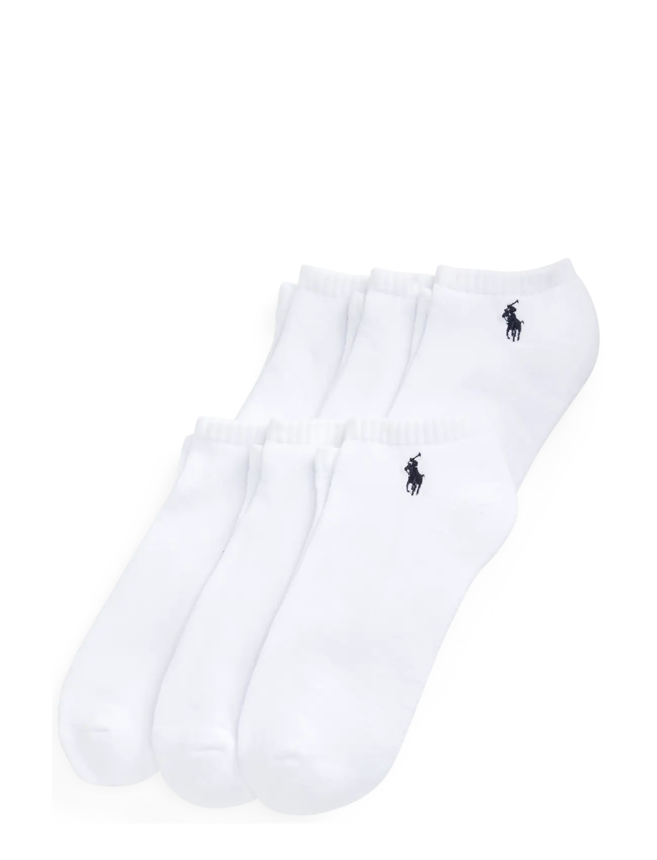Polo Ralph Lauren Cushioned Low-Cut-Sock 6-Pack, Mænd, Polstrede Ankel Sokker 6-Pak, Hvid, Str: ONE SIZE