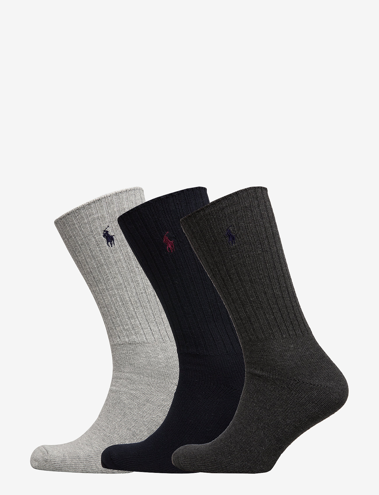 Polo Ralph Lauren - Crew Sock 3-Pack Gift Set - grey/ navy/ charc - 0
