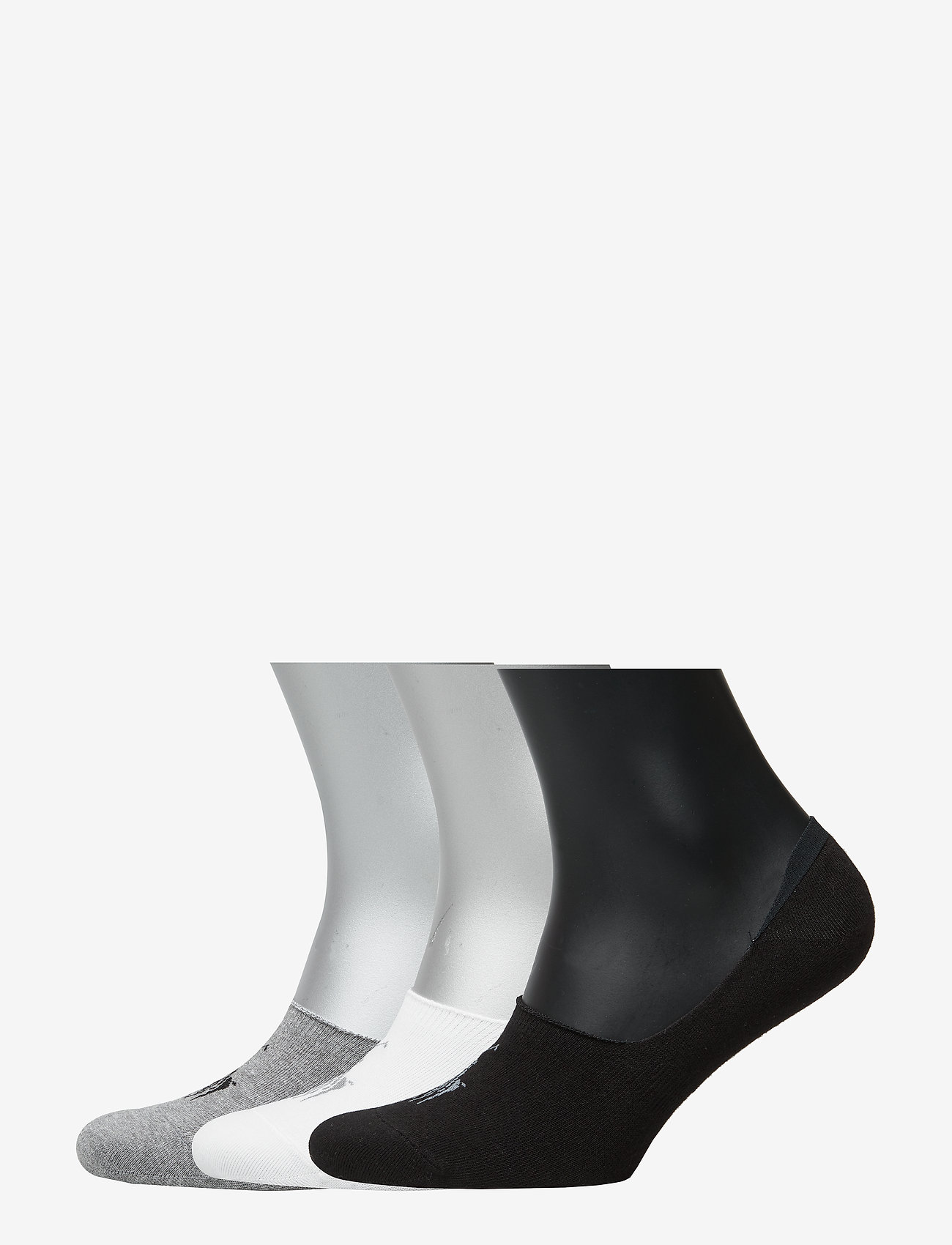 Polo Ralph Lauren Underwear - COTTON-LT WT LINER-NSH-3PK - multipack socks - black / white / g - 0