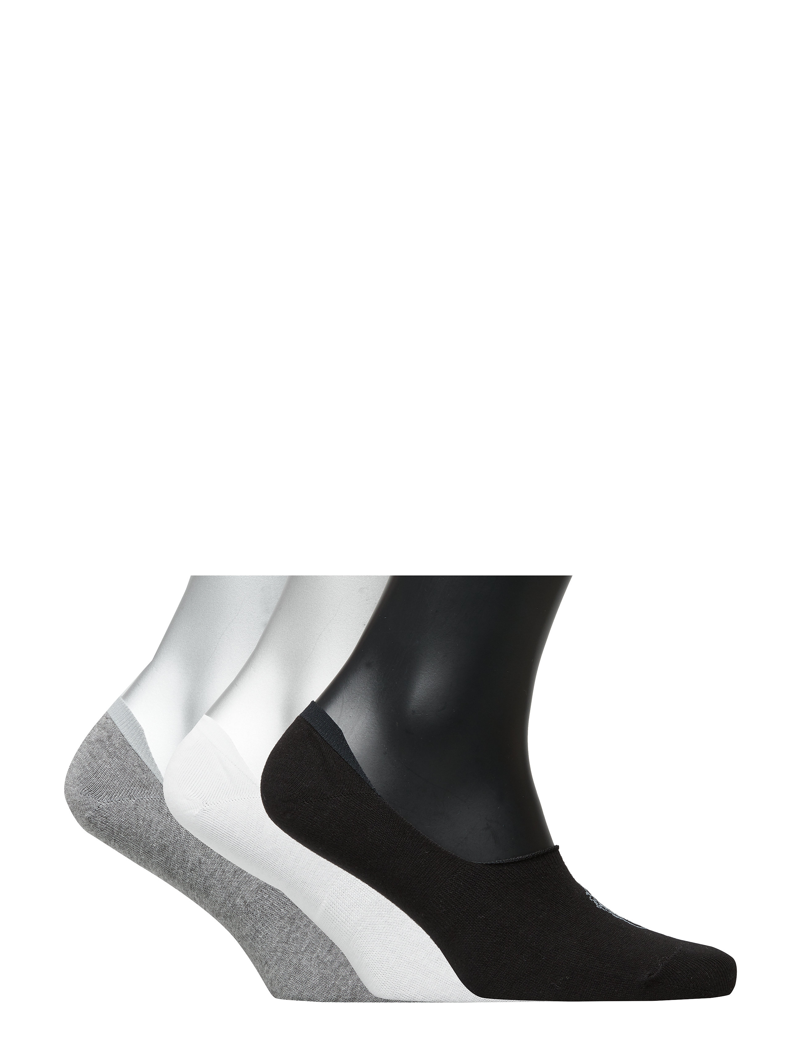 Polo Ralph Lauren - Big Pony Liner Sock 3-Pack - sokkide mitmikpakk - black / white / g - 1
