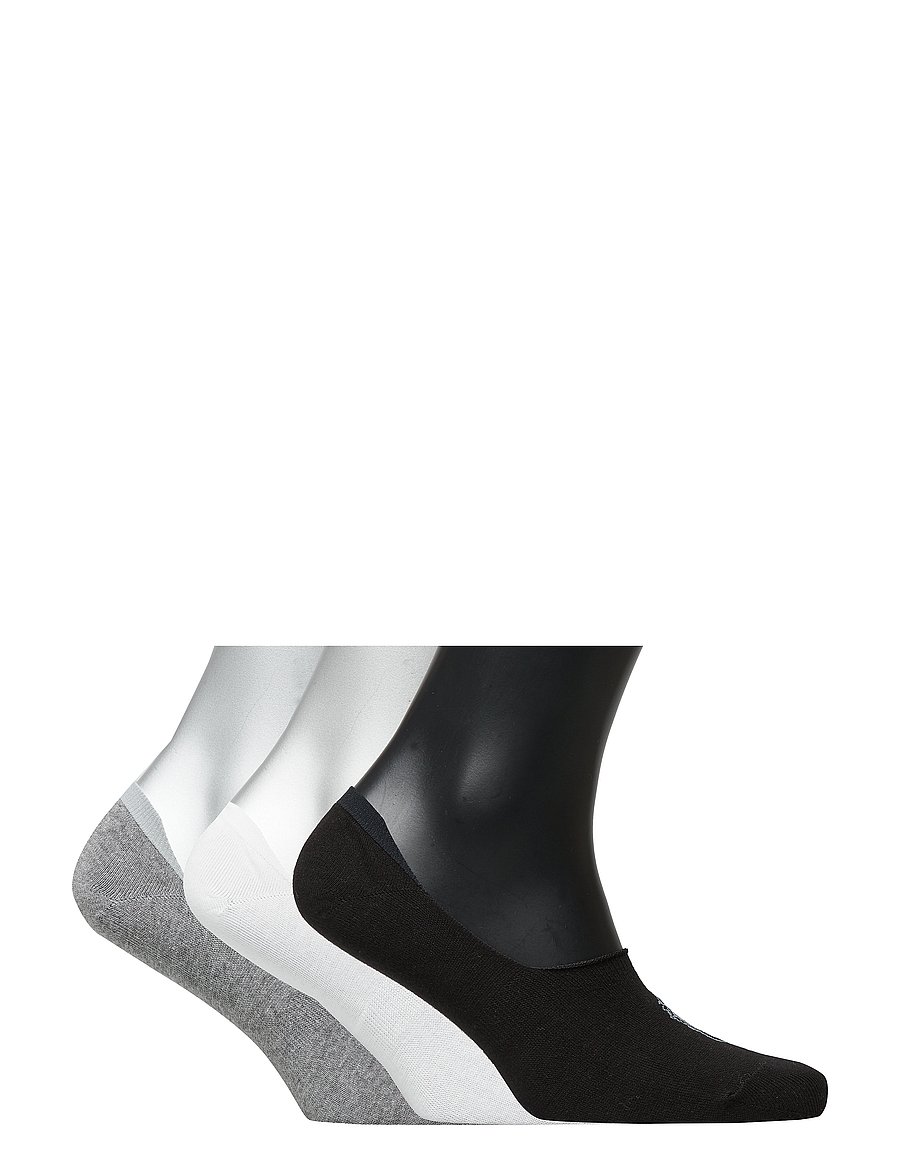Polo Ralph Lauren - Big Pony Liner Sock 3-Pack - zeķu multipaka - black / white / g - 1