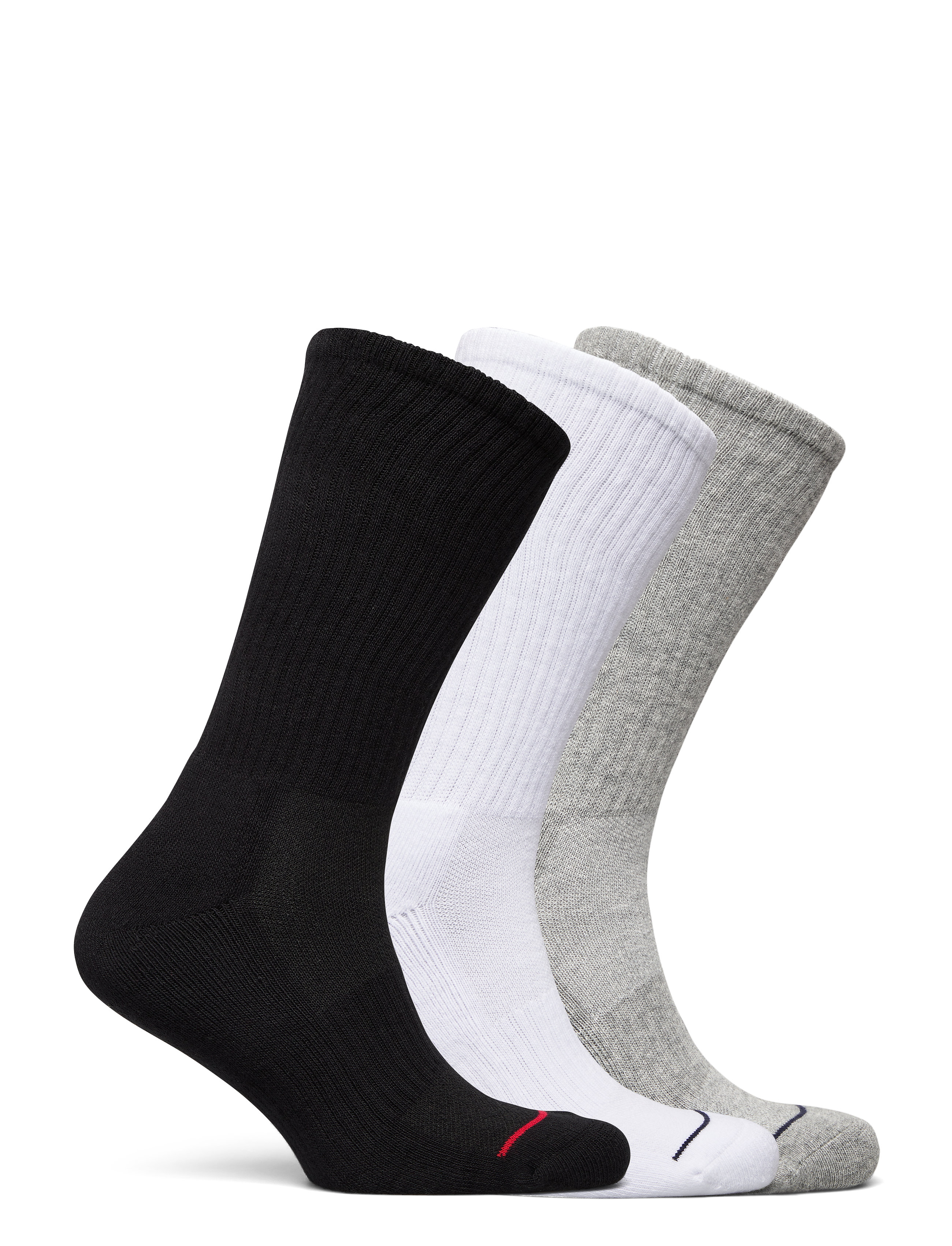 Polo Ralph Lauren - Athletic Crew Sock 3-Pack - treningssokker - black / white / g - 1
