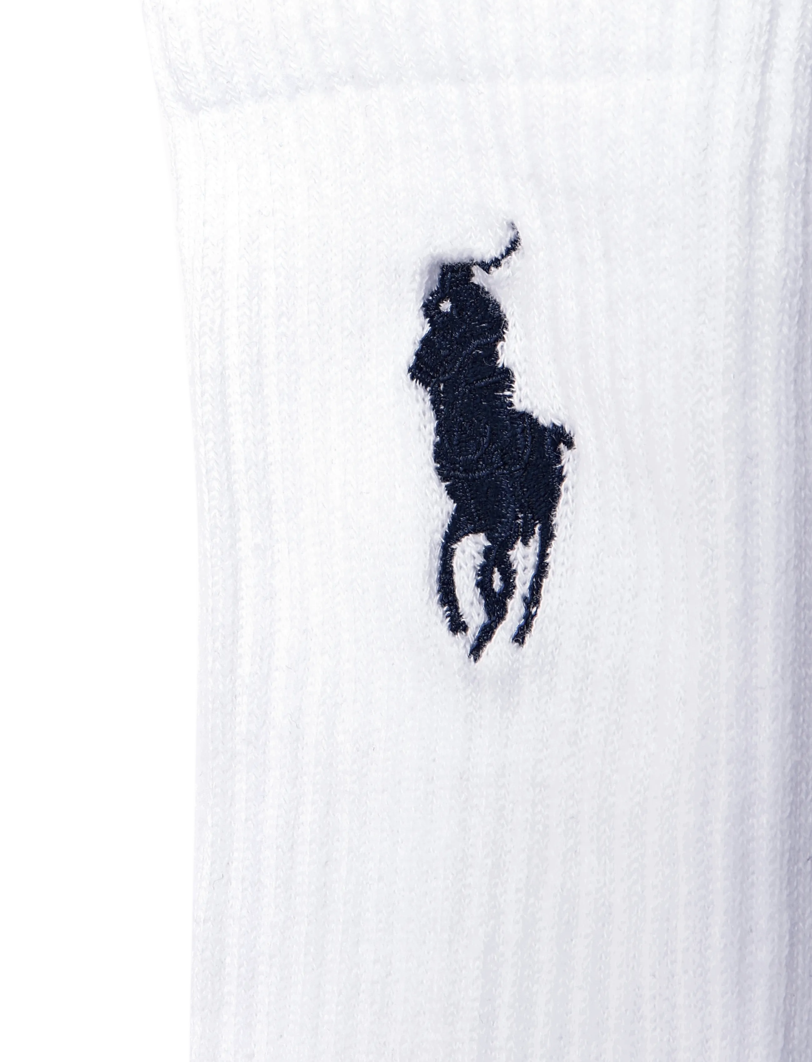 Polo Ralph Lauren - COTTON-EMBROIDBIGPP-CRW-3PK - sokker - white - 2