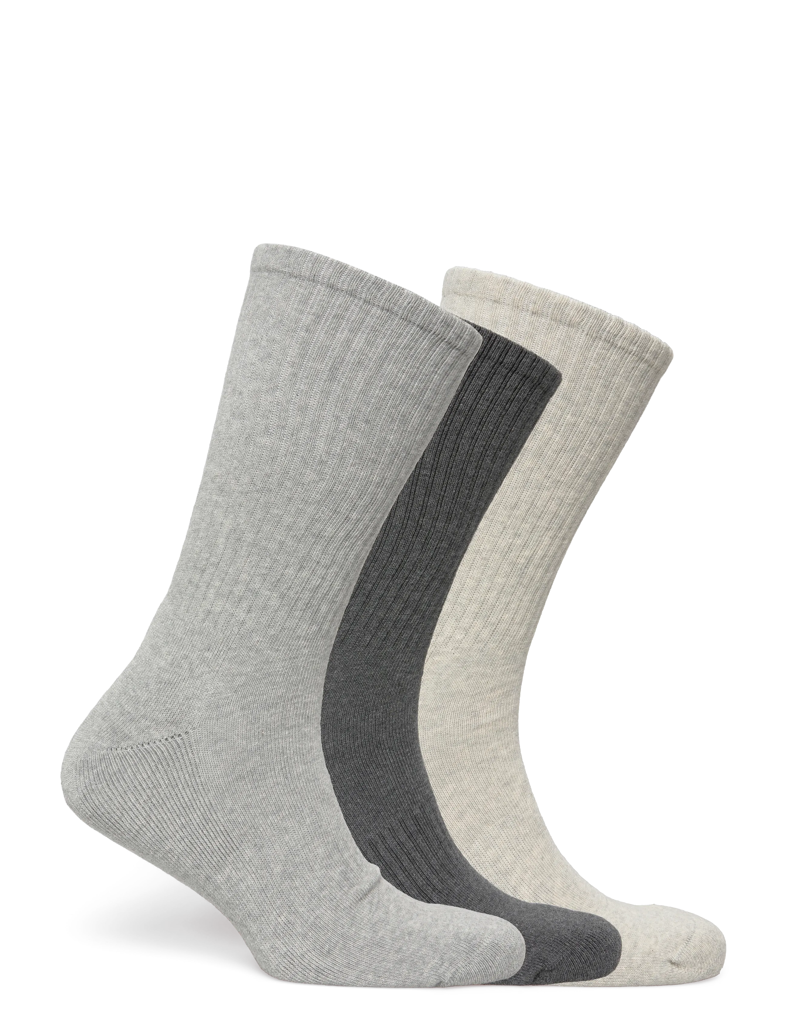 Polo Ralph Lauren - Cotton-Blend Crew Sock 3-Pack - sokker - 3pk and htr/lt sp - 1