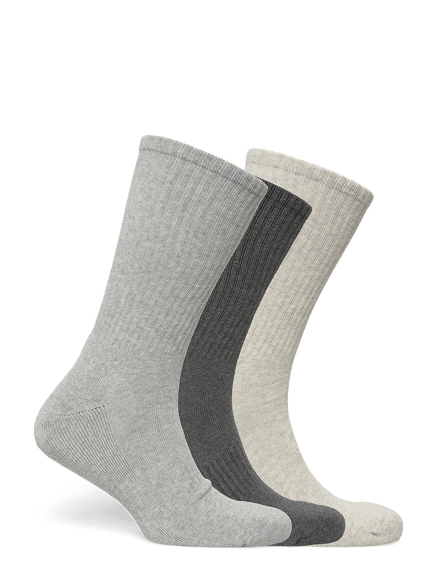 Polo Ralph Lauren - Cotton-Blend Crew Sock 3-Pack - sokker - 3pk and htr/lt sp - 1