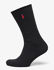 Polo Ralph Lauren Underwear - Cotton-Blend Crew Socks - sokkar - black red pp - 0