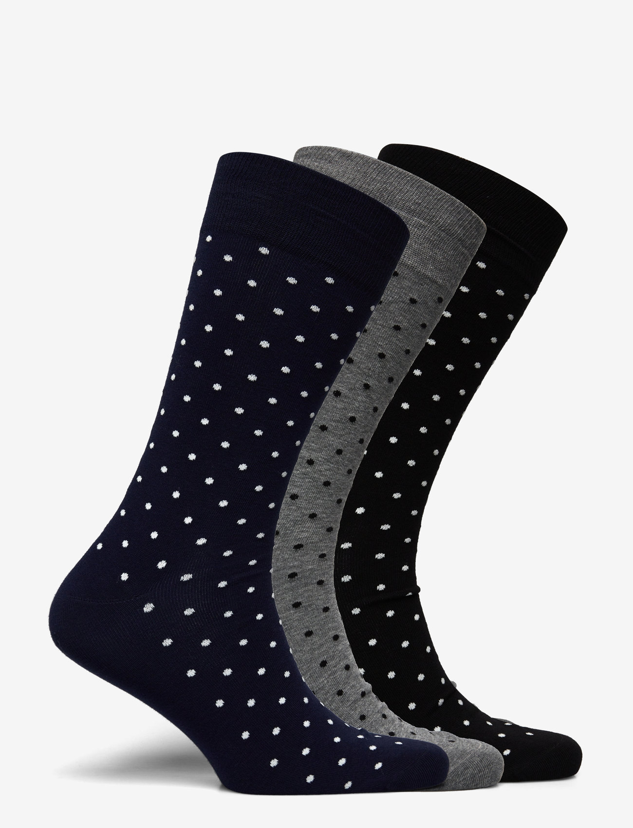 Polo Ralph Lauren - Polka-Dot Trouser Sock 3-Pack - crew socks - navy - 1