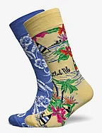 Tropical Trouser Sock 2-Pack - 2PK YELLOW/ROYAL