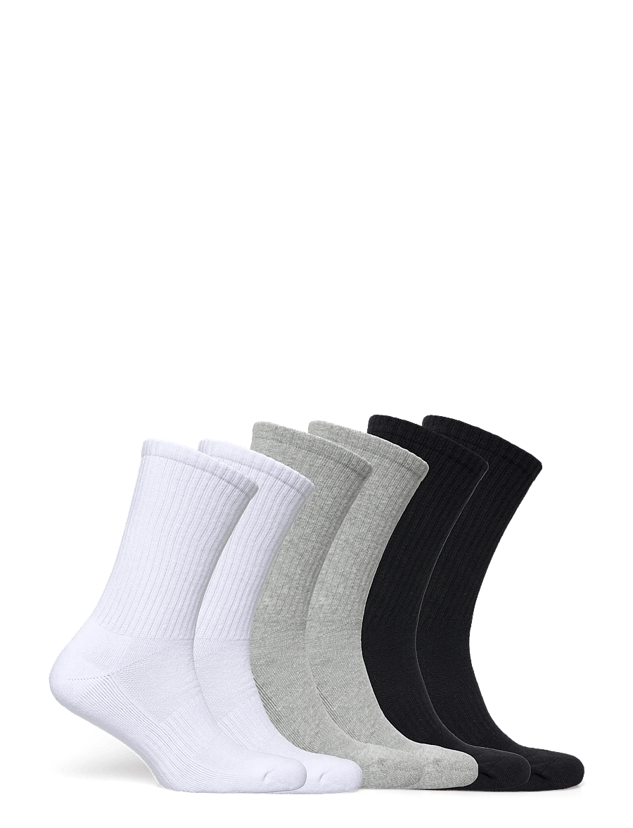 Polo Ralph Lauren - Cotton-Blend Crew Sock 6-Pack - sokker - grey assorted - 1