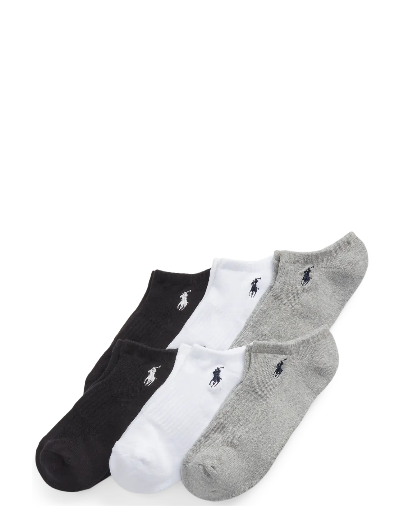 Polo Ralph Lauren Cotton-Blend Low-Cut-Sock 6-Pack, One Size, Socks, Mehrfarbig/gemustert - Ankle Männerswear