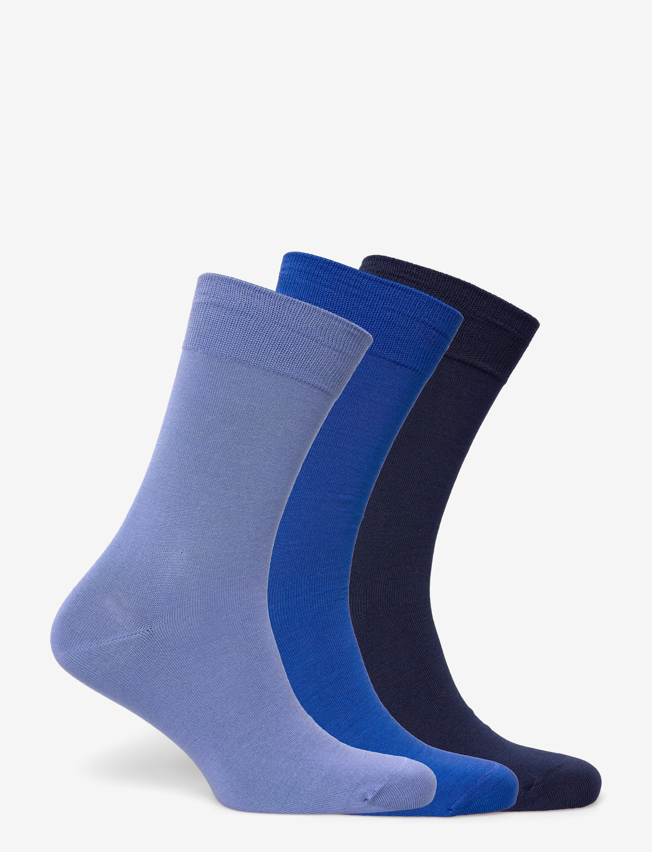 Polo Ralph Lauren - Cotton-Blend Trouser Sock 3-Pack - vanliga strumpor - blue/navy/royal - 1