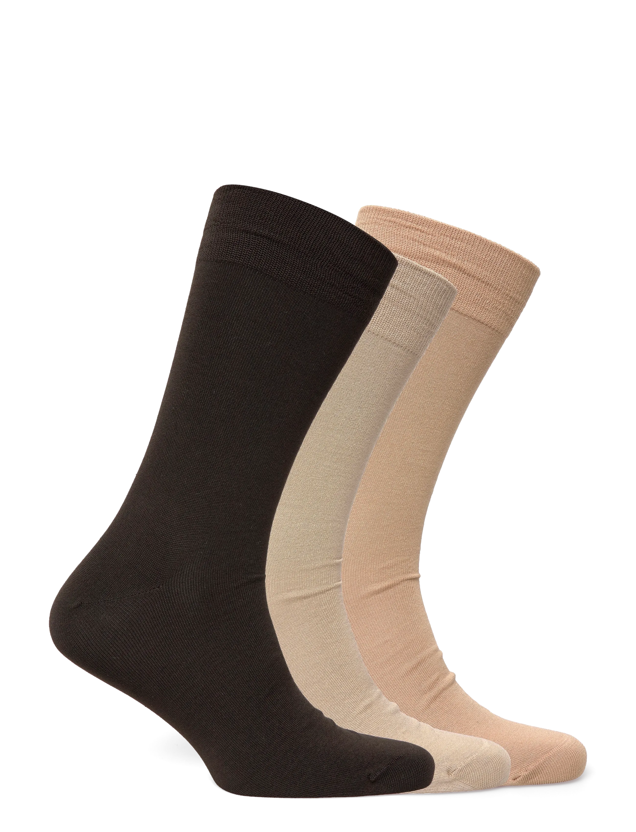 Polo Ralph Lauren - Cotton-Blend Trouser Sock 3-Pack - crew-socken - stone/brown/camel - 1