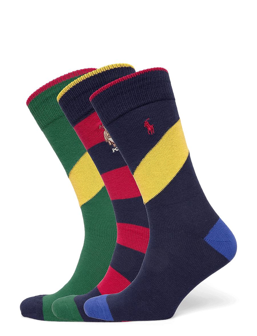 Polo Ralph Lauren - BCI COTTON-PL SCT GFT B-CRW-GFB - tennissocken - navy/red/green - 0