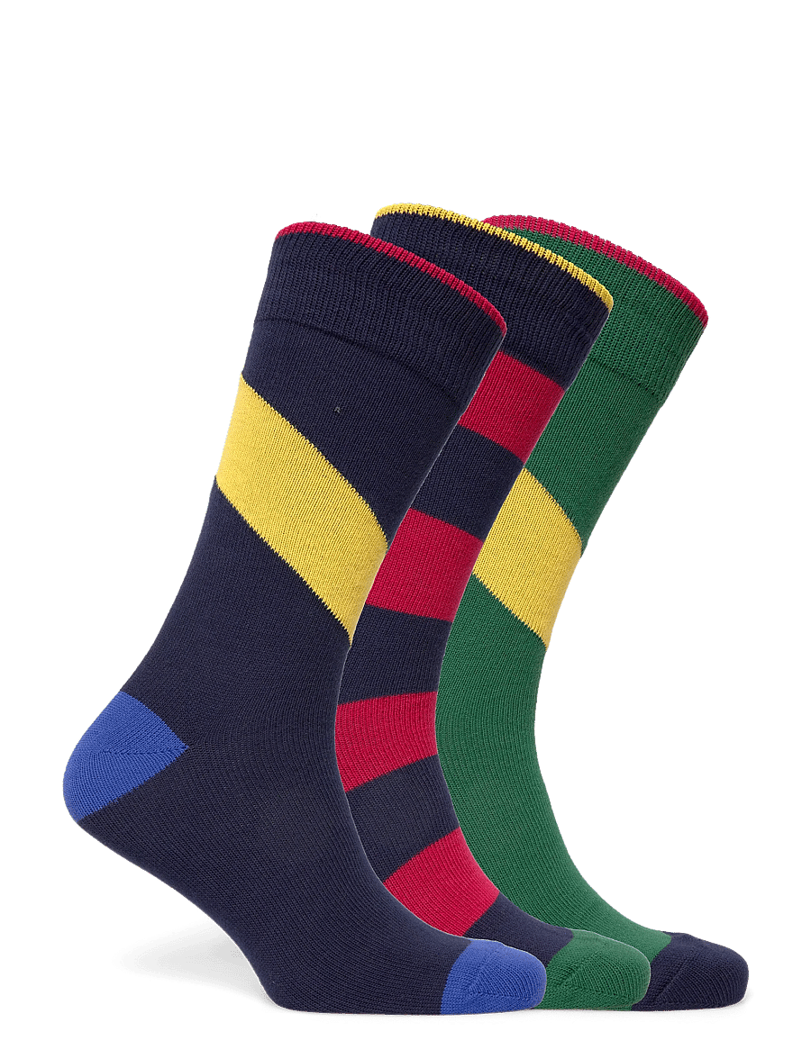 Polo Ralph Lauren - BCI COTTON-PL SCT GFT B-CRW-GFB - tennissocken - navy/red/green - 1