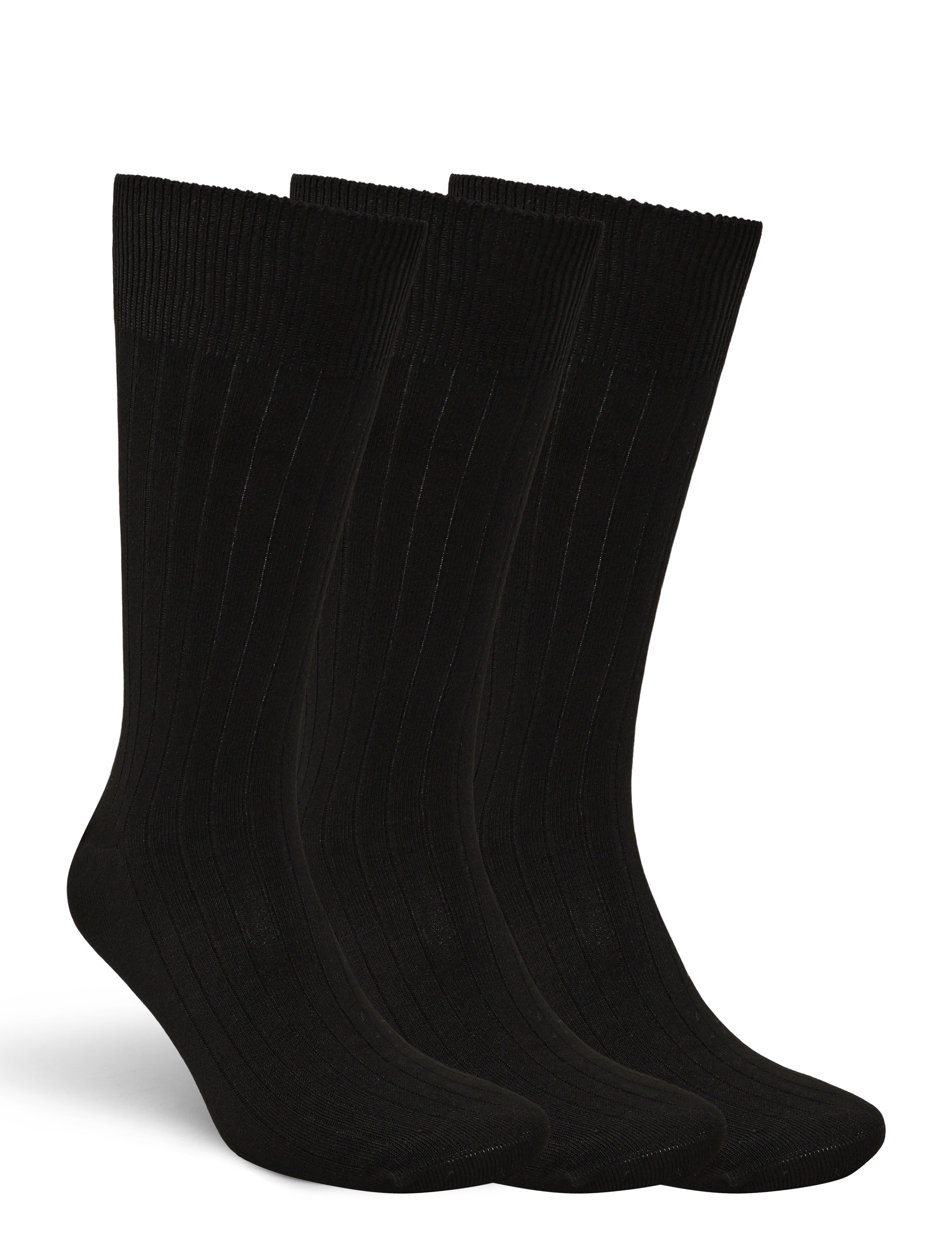 Polo Ralph Lauren - RAYON-3P TCH RBDR-CRW-3PK - crew socks - black - 1