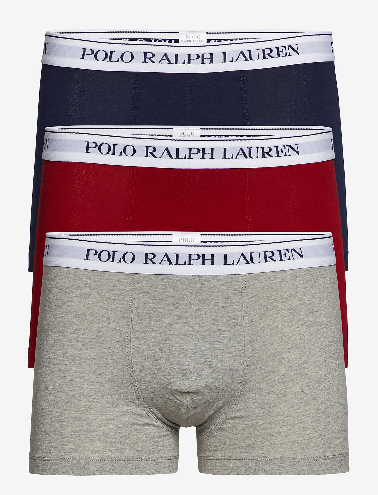 Polo Ralph Lauren - Stretch-Cotton Trunk 3-Pack - 3pk and hthr / ea - 0