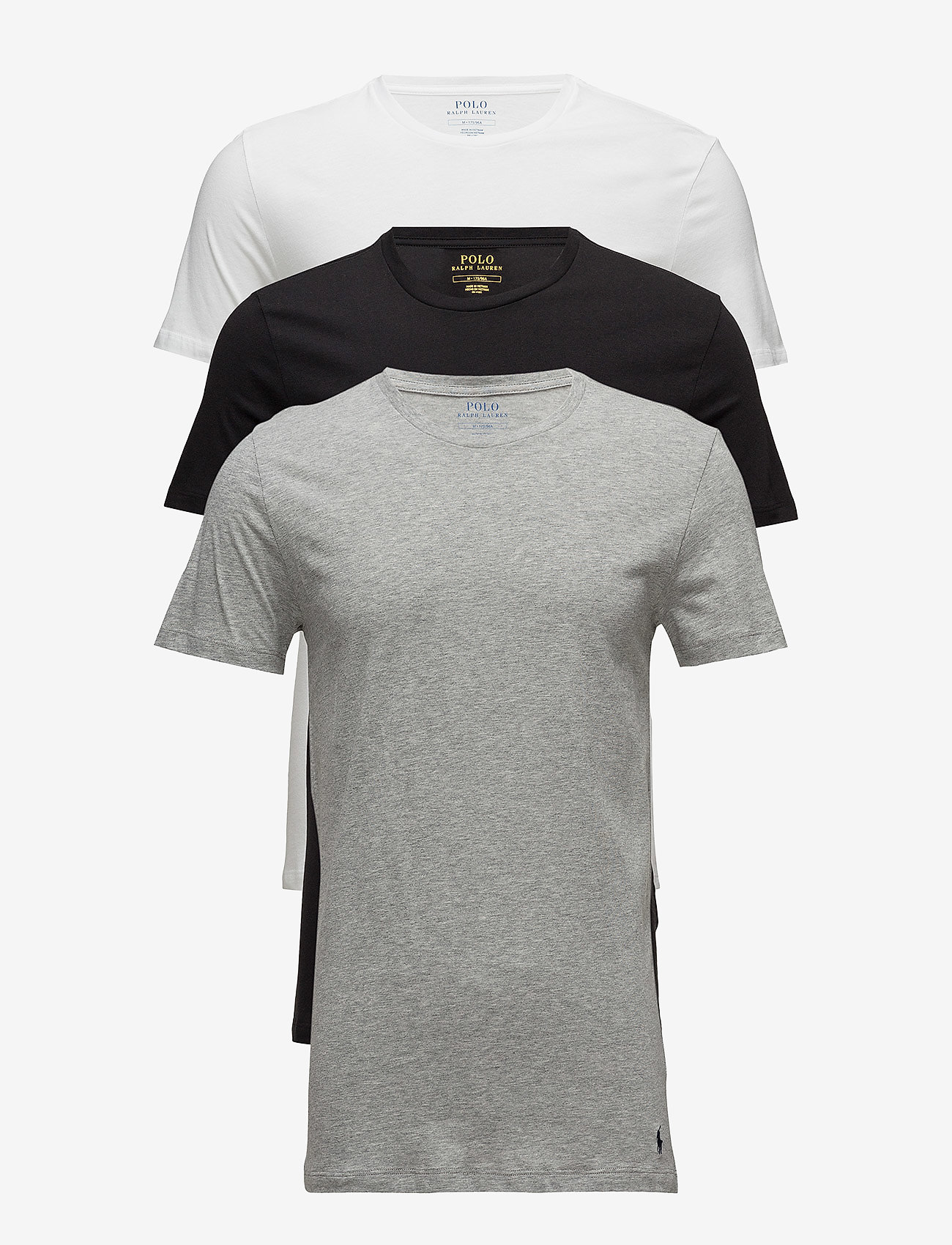 Polo Ralph Lauren - Cotton Crewneck 3-Pack - 3pk white/black/a - 0