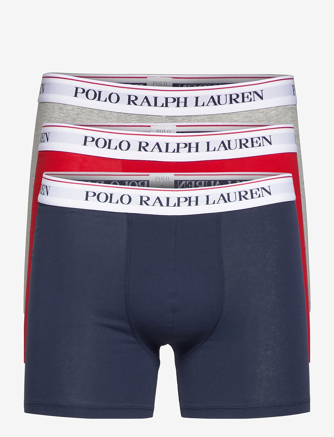 Polo Ralph Lauren - Cotton Boxer Brief 3-Pack - 3pk navy/red/and - 0