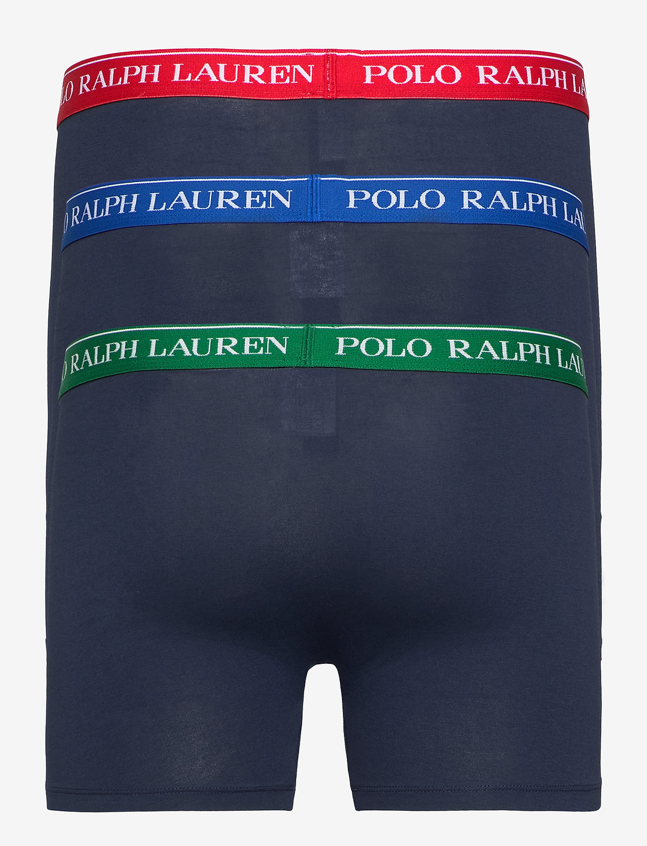 Polo Ralph Lauren - Cotton Boxer Brief 3-Pack - 3pk nvy grn/nvy r - 1