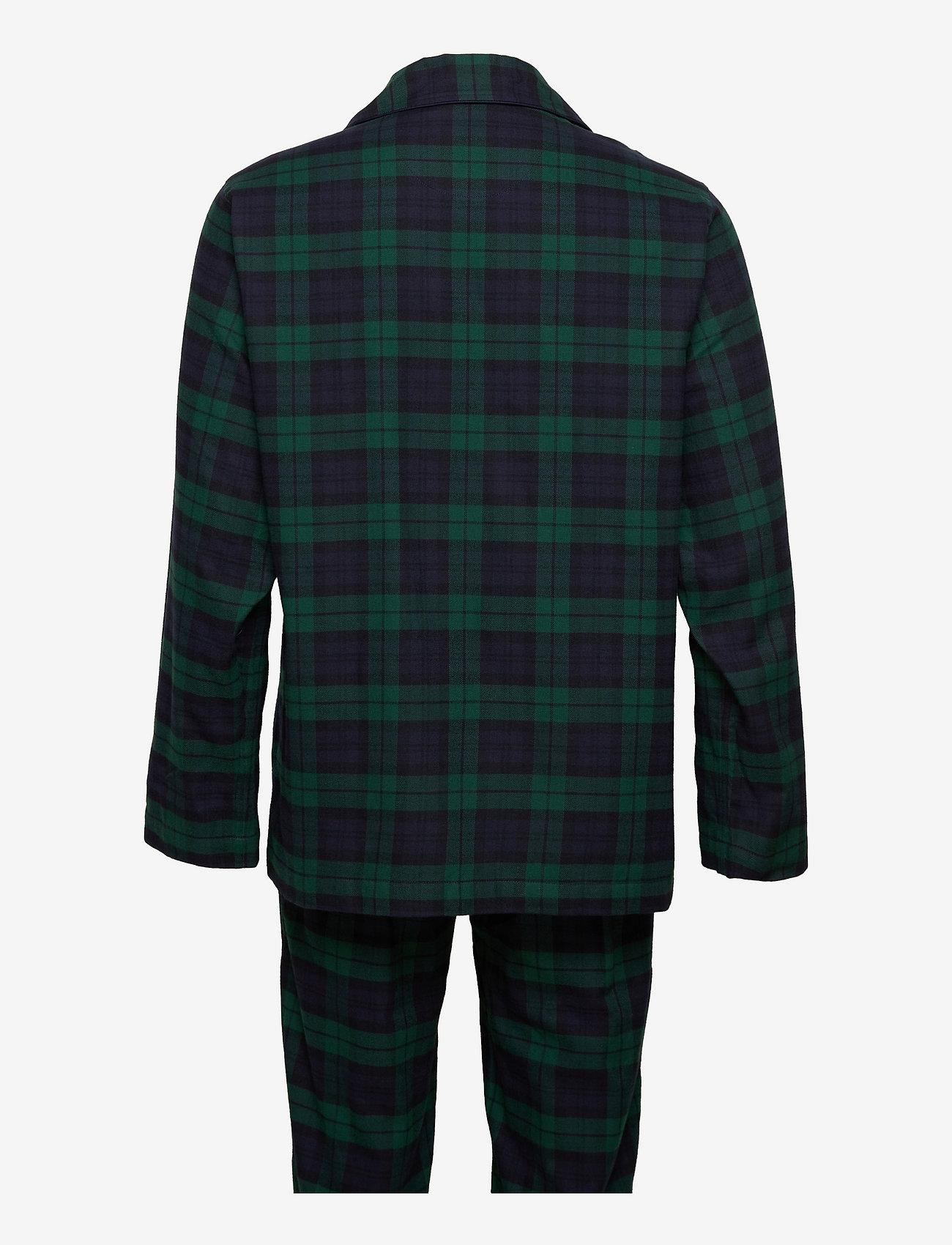 Polo Ralph Lauren - Plaid Flannel Sleep Set - black watch bear - 1