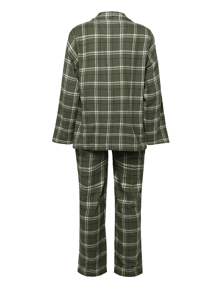Polo Ralph Lauren - Plaid Flannel Sleep Set - pyjamasets - cruise olive navy - 2