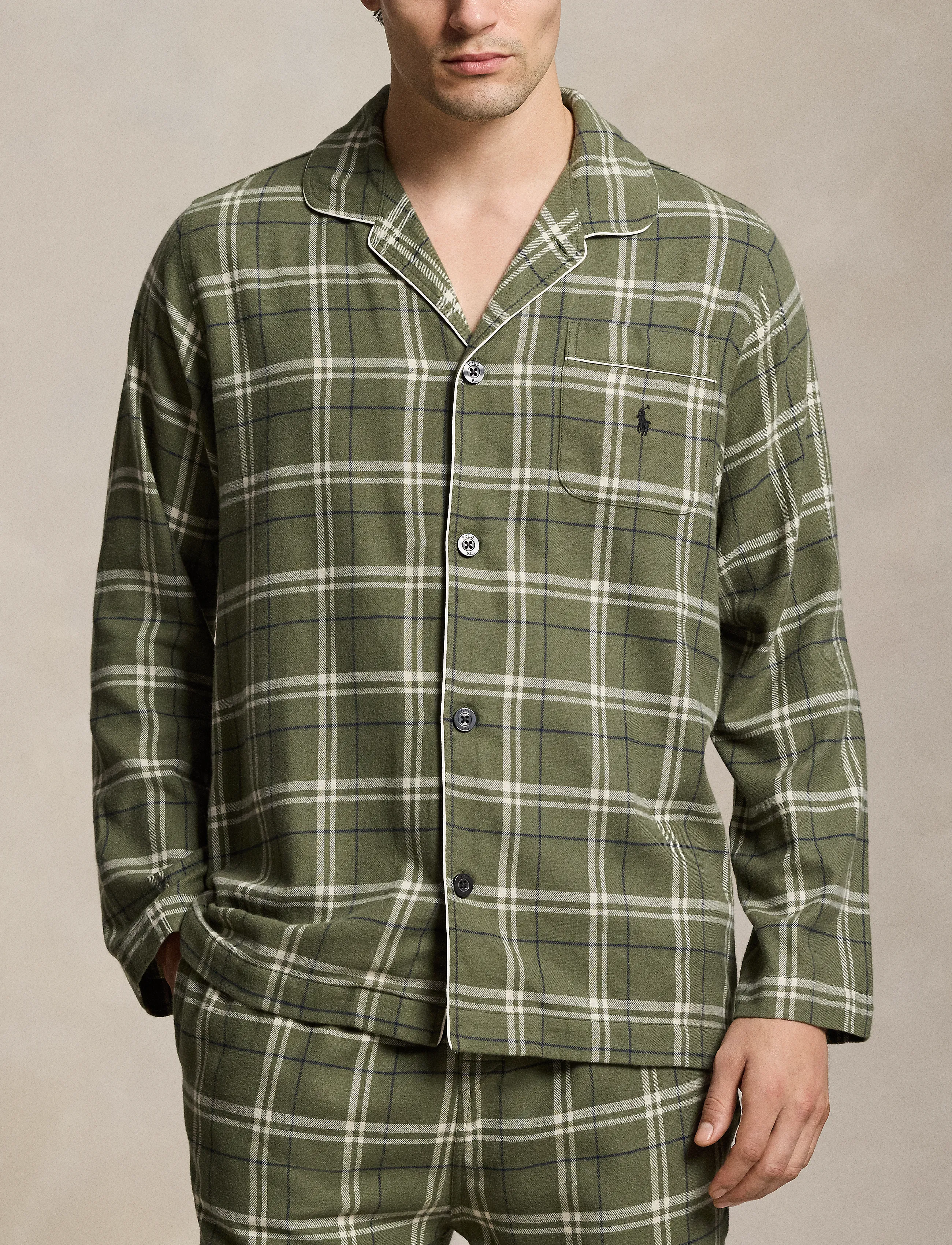 Polo Ralph Lauren rutig flanellpyjamas herr – bild 5