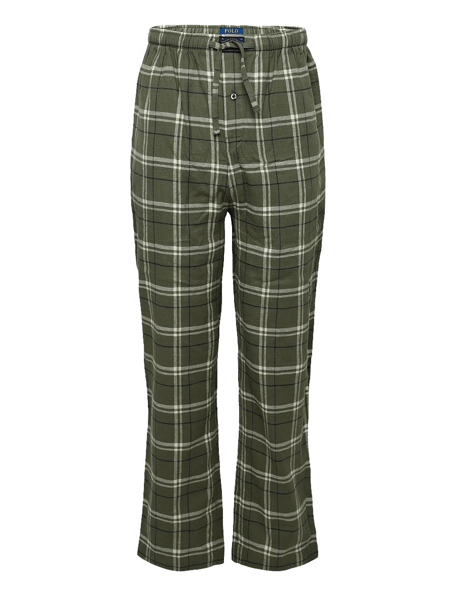 Polo Ralph Lauren - Plaid Flannel Sleep Set - pyjamasets - cruise olive navy - 3