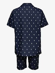 Polo Ralph Lauren Underwear - Signature Pony Cotton Pajama Set - navy / nevis aopp - 1