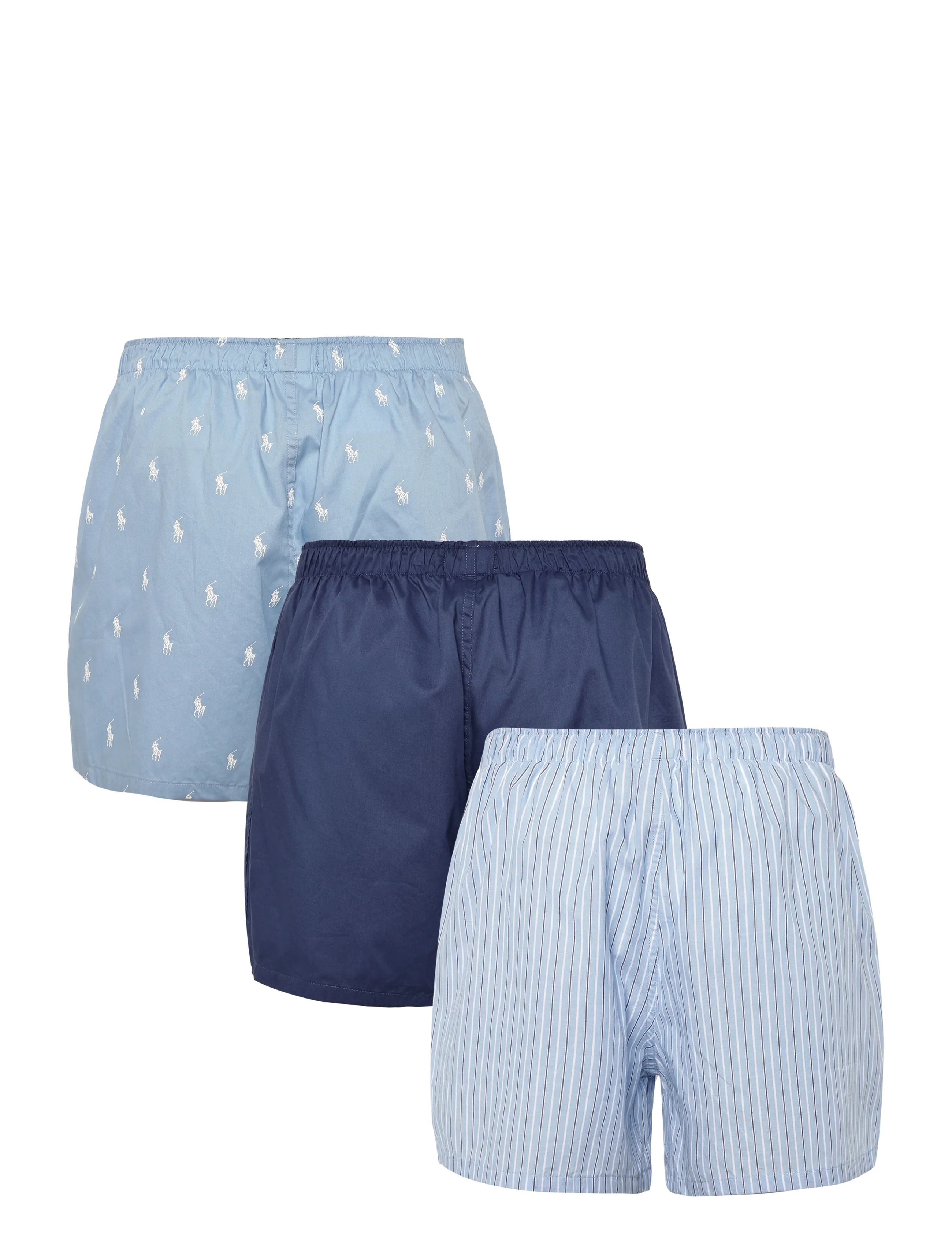 Polo Ralph Lauren - COTTON-3PK-BXR - multipakk aluspüksid - 3pk bluwht st/ltn - 1