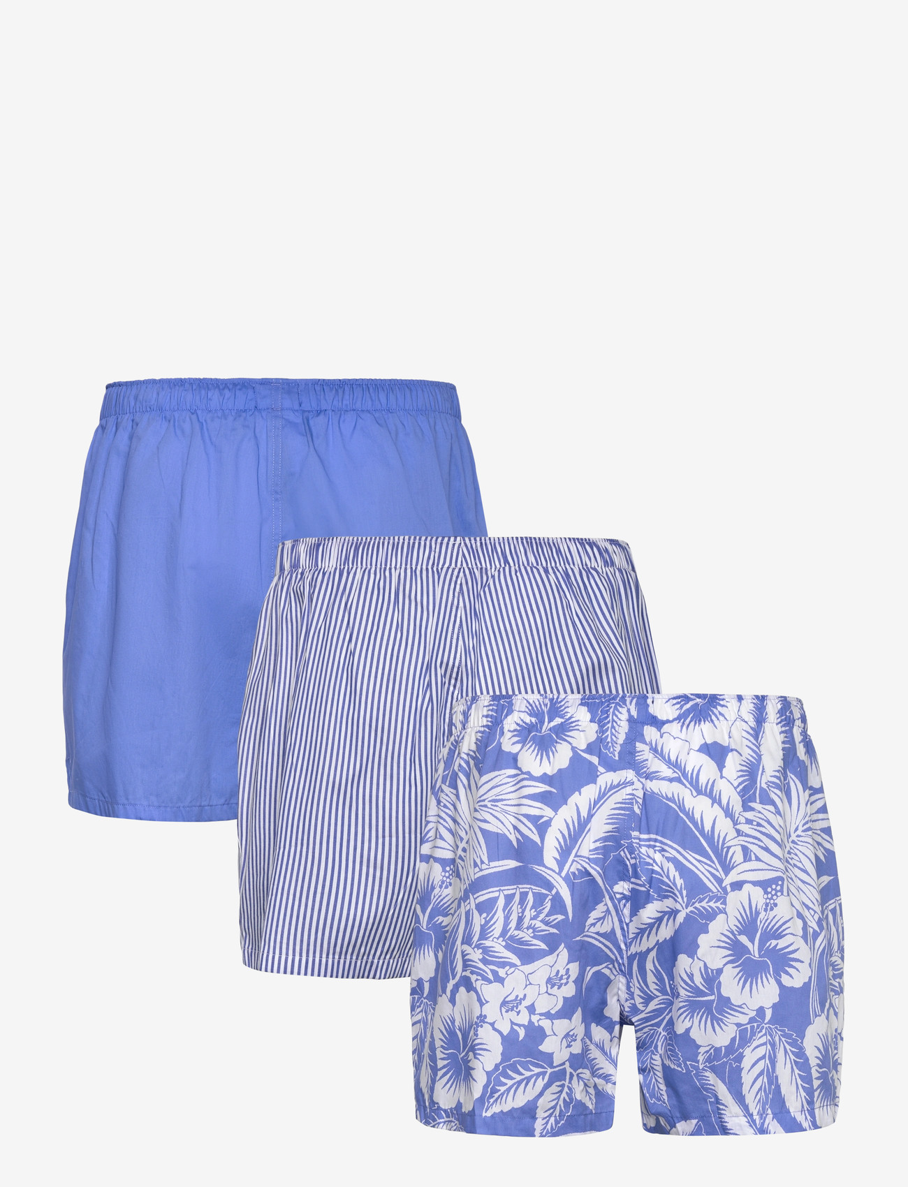 Polo Ralph Lauren - Cotton Boxer 3-Pack - multipack underbukser - 3pk hrbr isl blu - 1