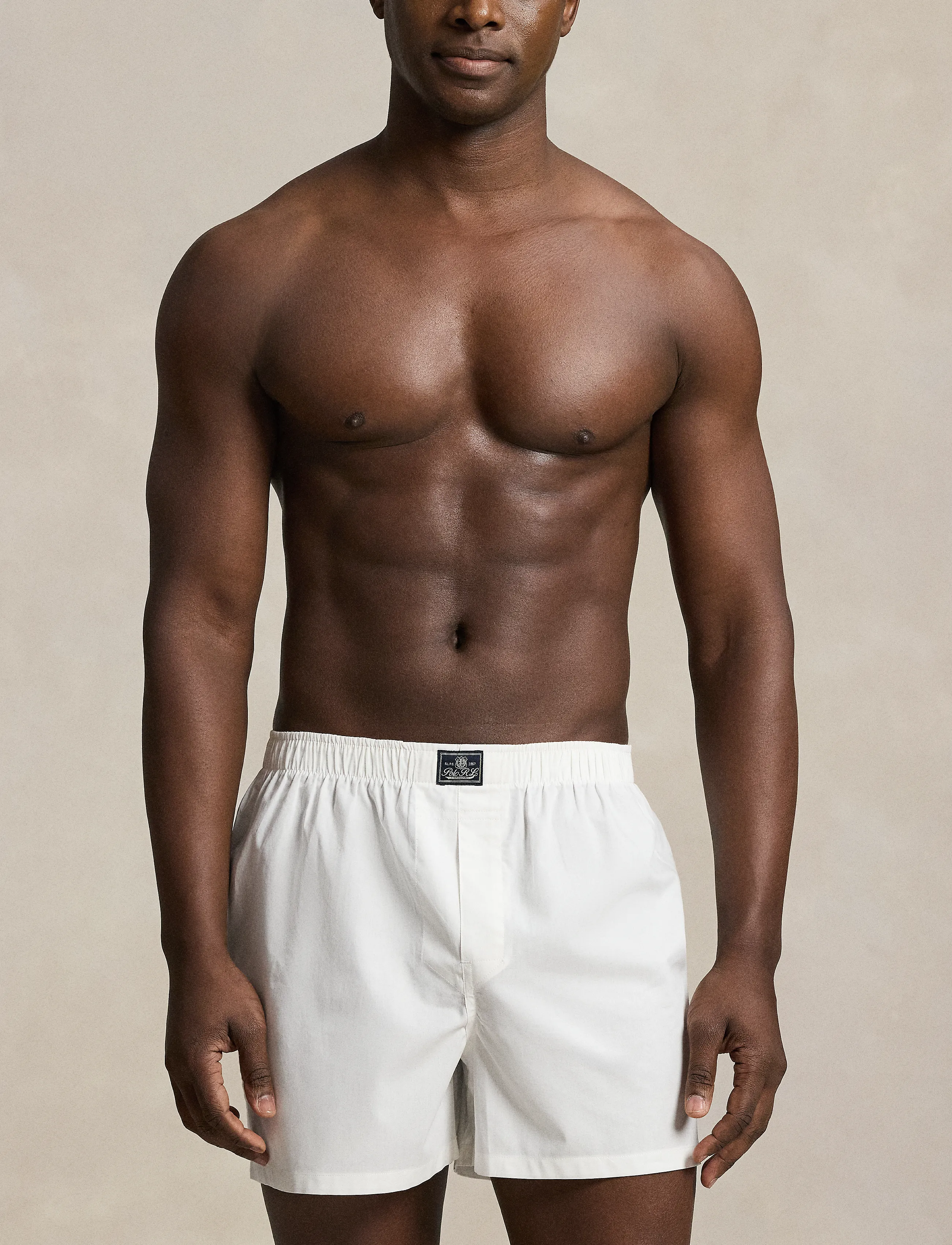 Polo Ralph Lauren - Cotton Boxer 3-Pack - multipack kalsonger - 3pk wht blu stp/l - 3