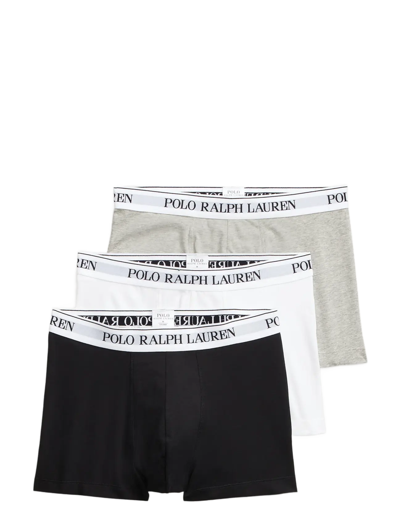 Classic Stretch-Cotton Trunk 3-Pack - 3PK AND HTHR/BLAC