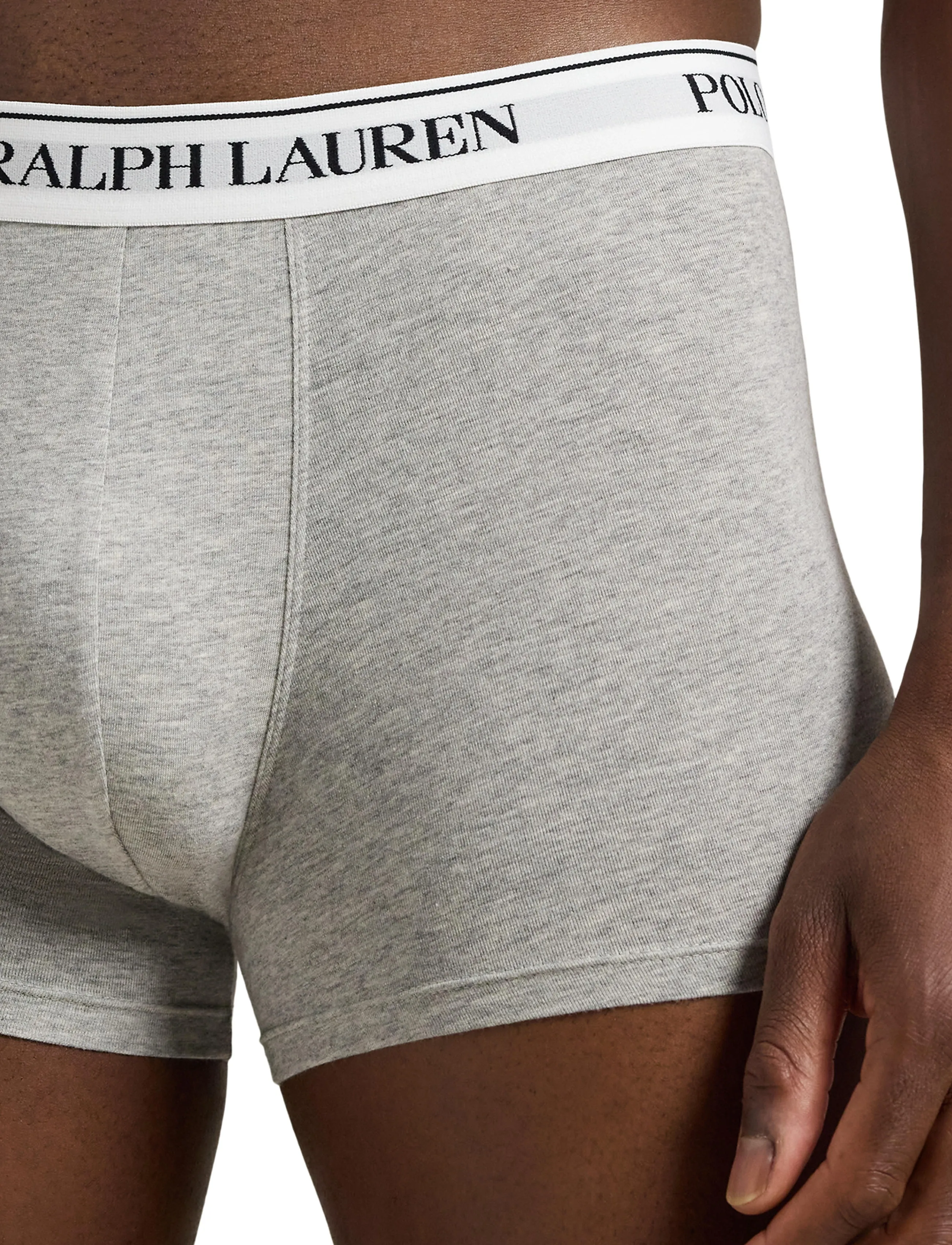 Polo Ralph Lauren Classic Stretch-Cotton Trunk 3-Pack - Must-haves - 3PK AND HTHR/BLAC / white