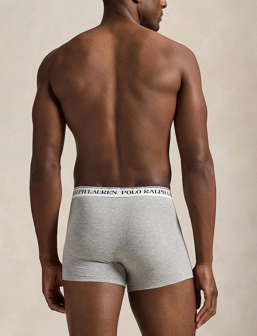 Polo Ralph Lauren - Classic Stretch-Cotton Trunk 3-Pack - multipack underpants - 3pk and hthr/blac - 2