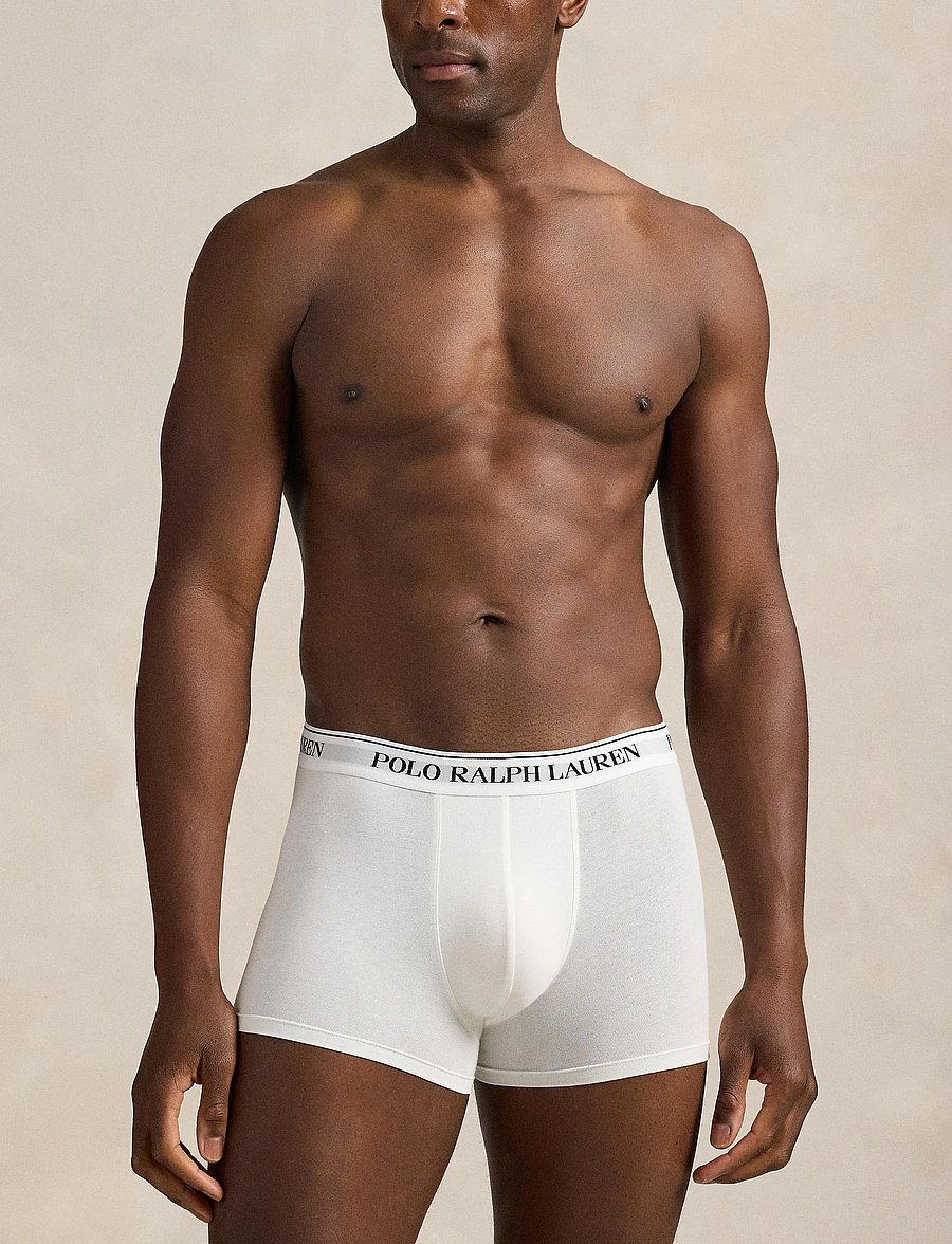 Polo Ralph Lauren - Classic Stretch-Cotton Trunk 3-Pack - multipack underpants - 3pk and hthr/blac - 4