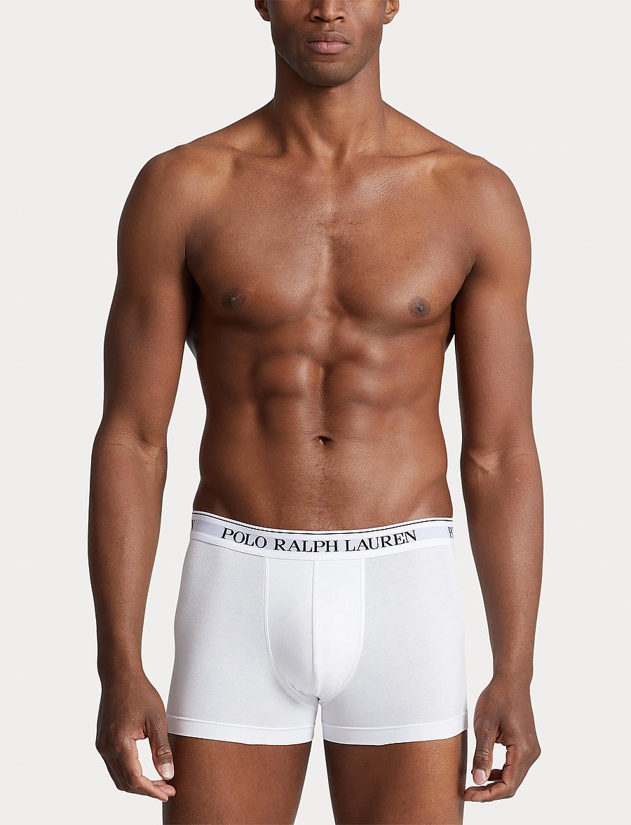 Polo Ralph Lauren - Classic Stretch-Cotton Trunk 3-Pack - multipack underpants - 3pk and hthr/blac - 5