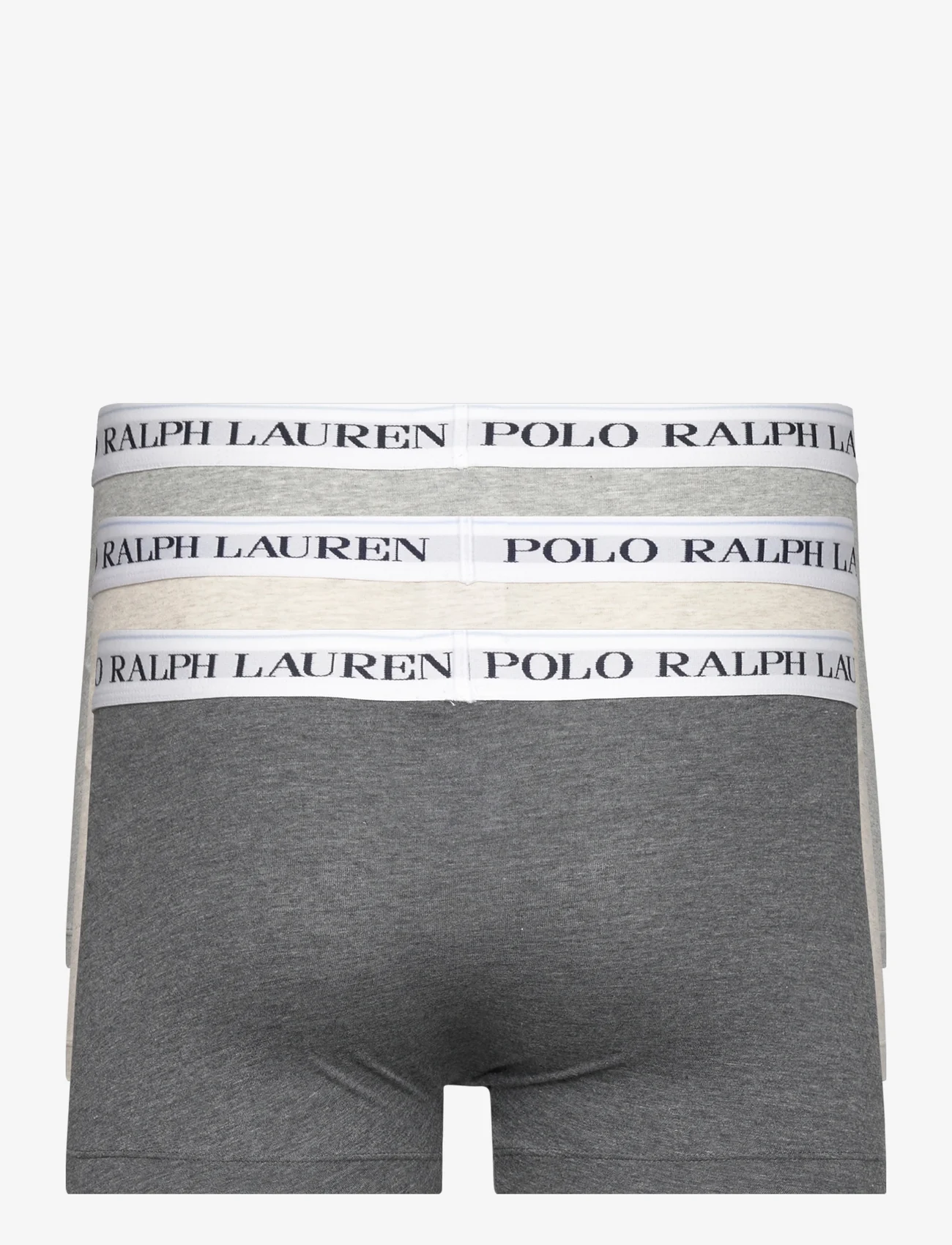 Polo Ralph Lauren Underwear - Classic Stretch-Cotton Trunk 3-Pack - majtki w wielopaku - 3pk and htr/lt sp - 1