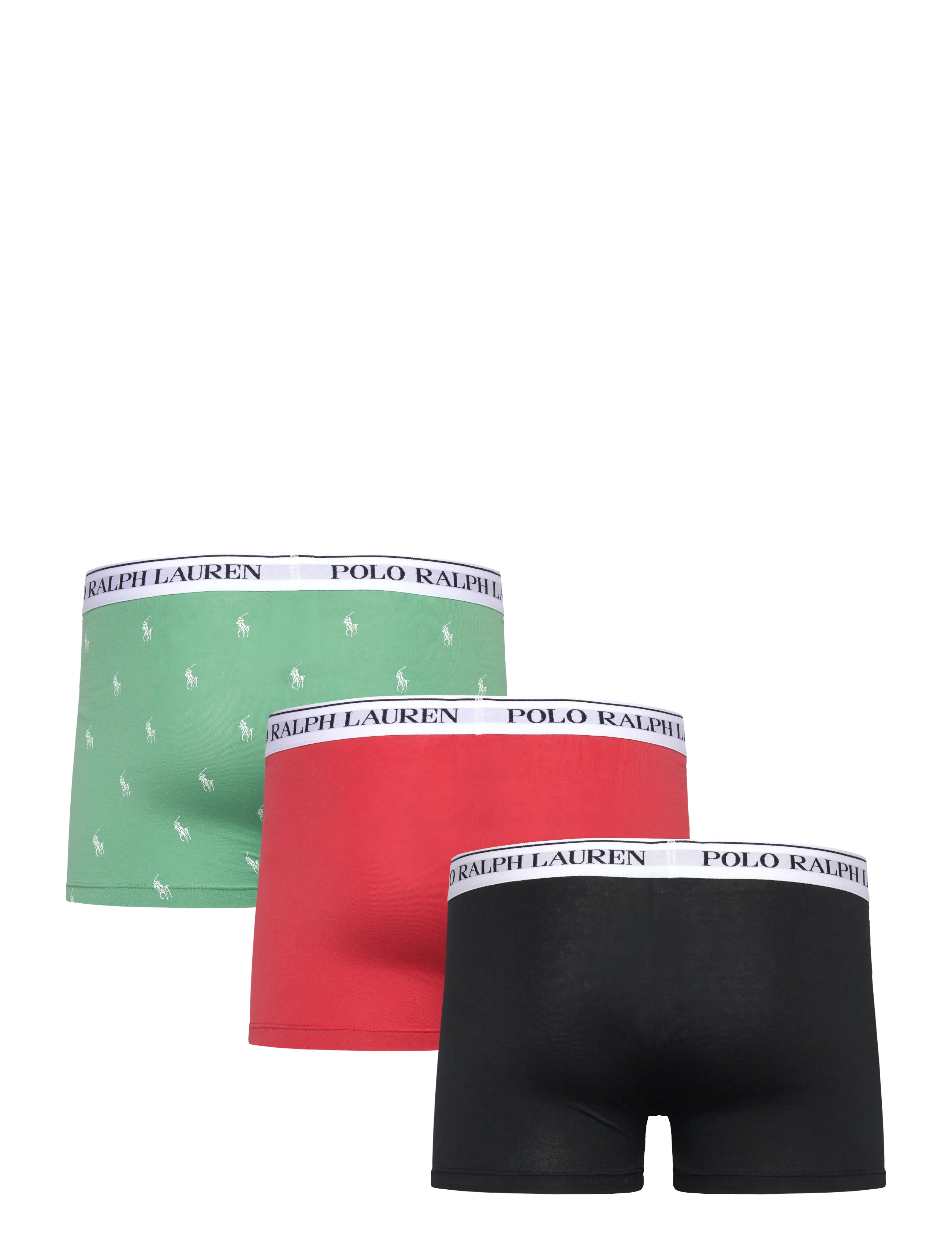 Polo Ralph Lauren - BCI COTTON/ELASTANE-3PK-TRN - 3pk black red/ pi - 1
