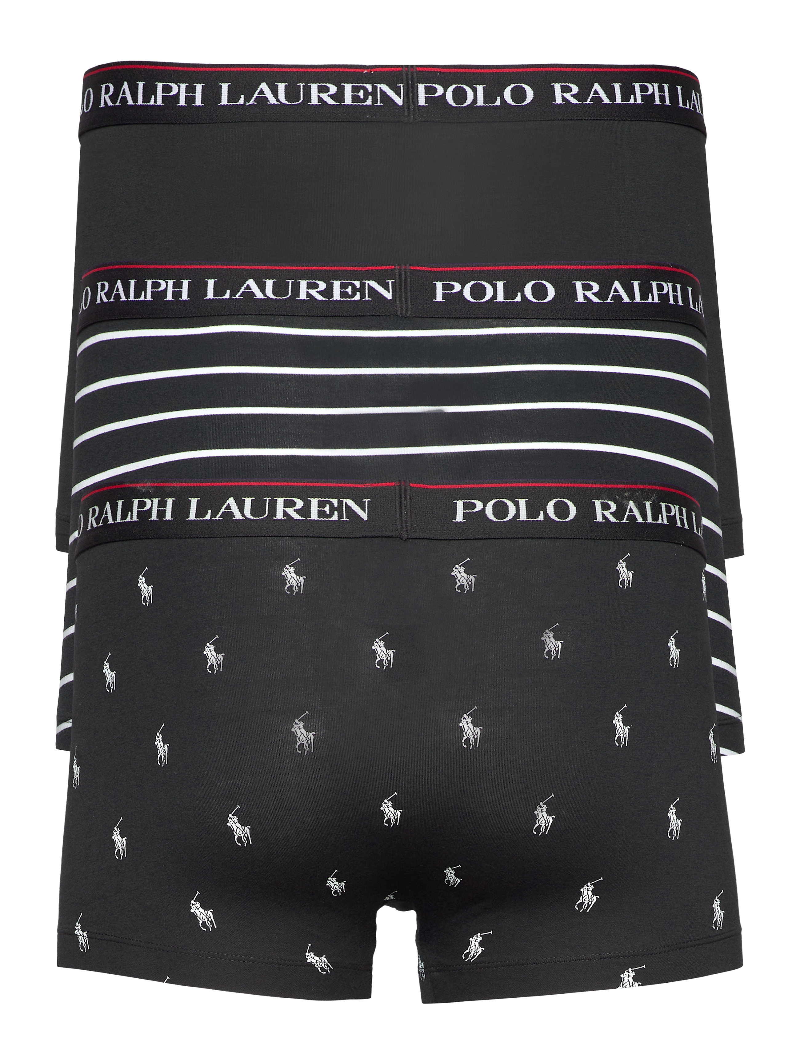 Polo Ralph Lauren - Classic Stretch-Cotton Trunk 3-Pack - apakšveļas multipaka - 3pk blk/blk wht s - 2